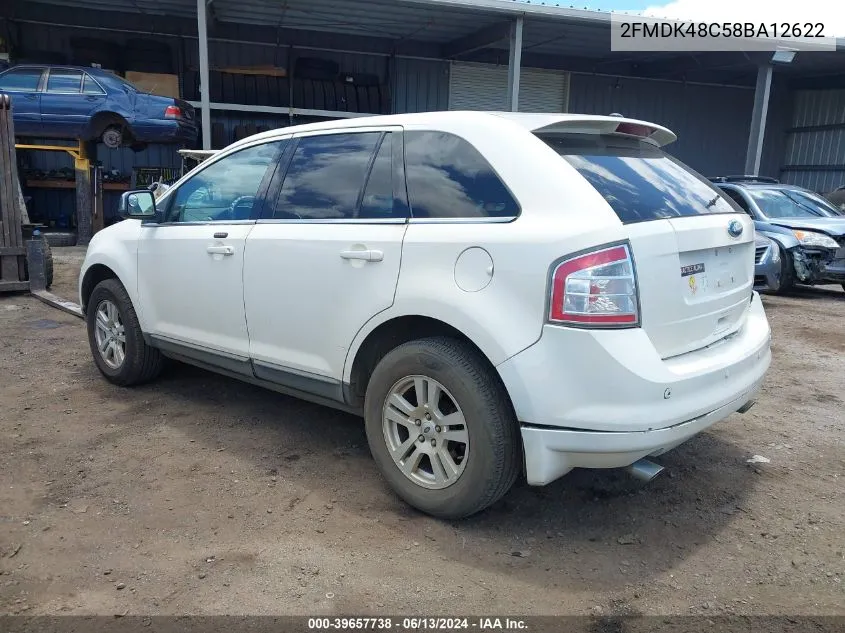 2FMDK48C58BA12622 2008 Ford Edge Sel