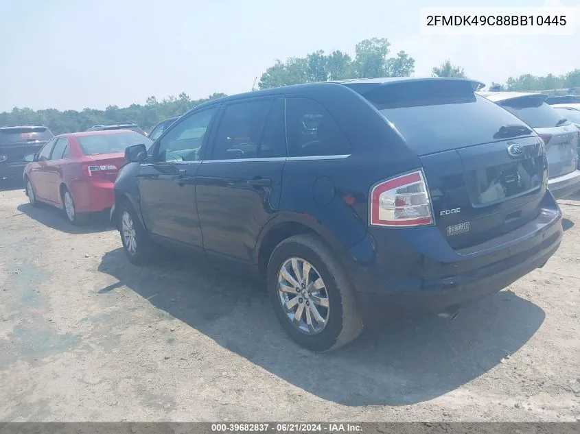 2008 Ford Edge Limited VIN: 2FMDK49C88BB10445 Lot: 39682837