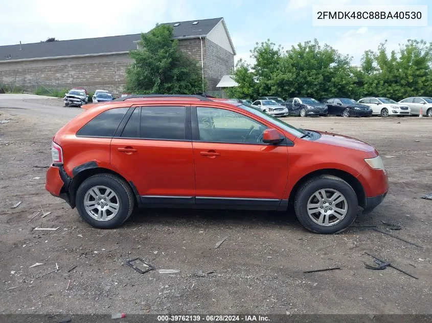 2FMDK48C88BA40530 2008 Ford Edge Sel