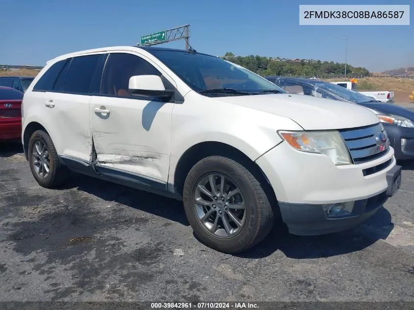 2FMDK38C08BA86587 2008 Ford Edge Sel