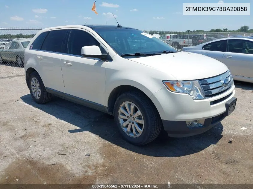 2FMDK39C78BA20858 2008 Ford Edge Limited