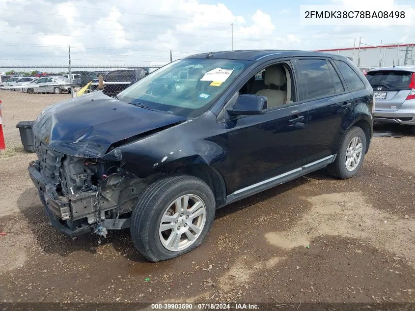 2FMDK38C78BA08498 2008 Ford Edge Sel