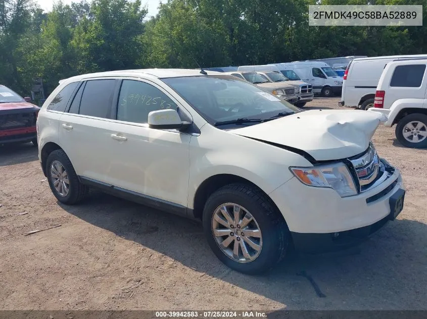 2FMDK49C58BA52889 2008 Ford Edge Limited