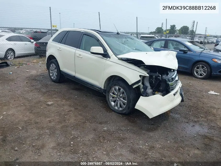 2FMDK39C88BB12268 2008 Ford Edge Limited