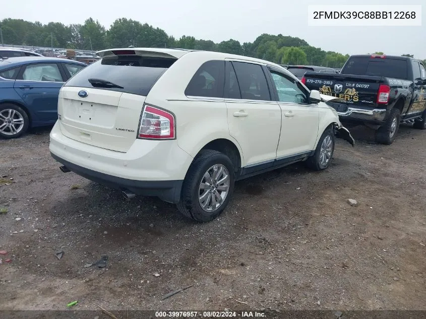 2FMDK39C88BB12268 2008 Ford Edge Limited