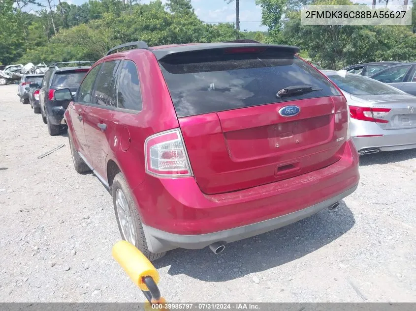 2008 Ford Edge Se VIN: 2FMDK36C88BA56627 Lot: 39985797