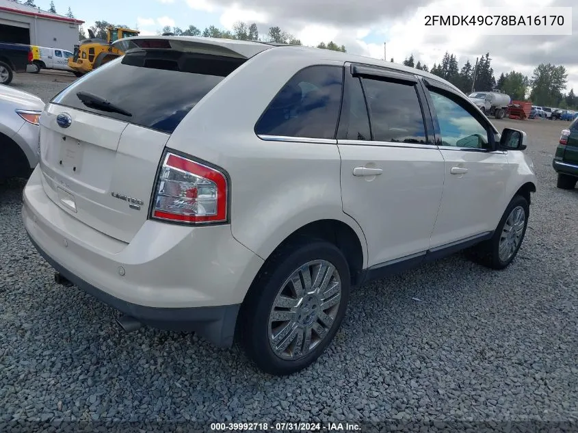 2FMDK49C78BA16170 2008 Ford Edge Limited