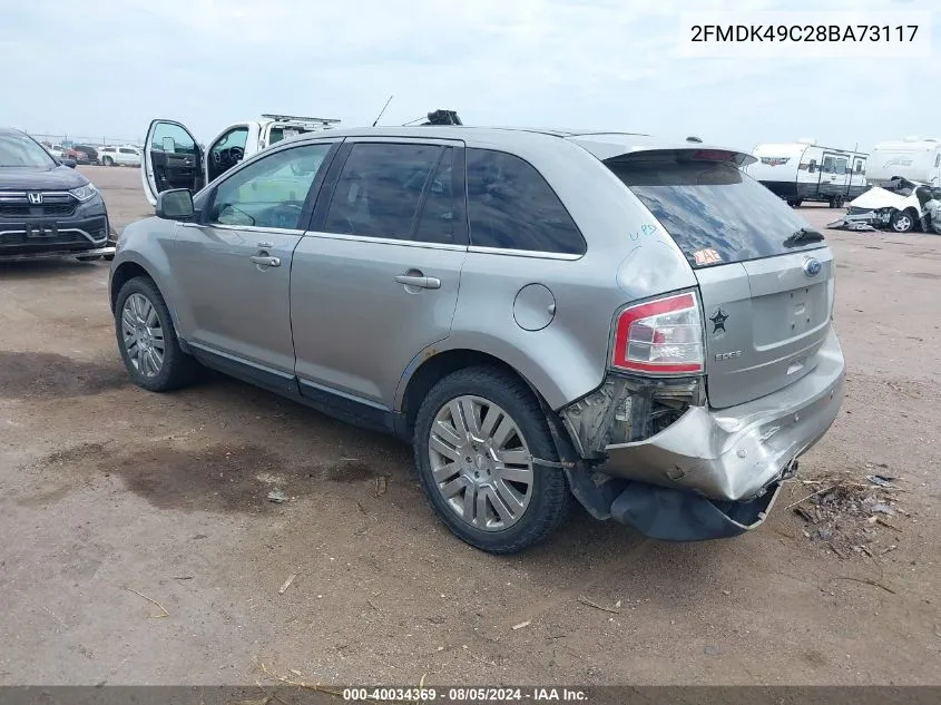 2FMDK49C28BA73117 2008 Ford Edge Limited