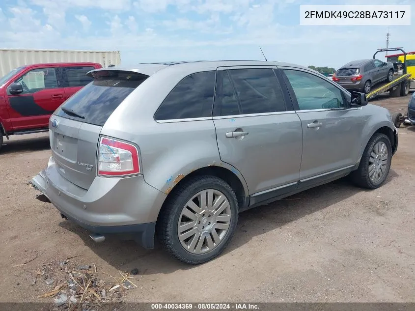 2FMDK49C28BA73117 2008 Ford Edge Limited