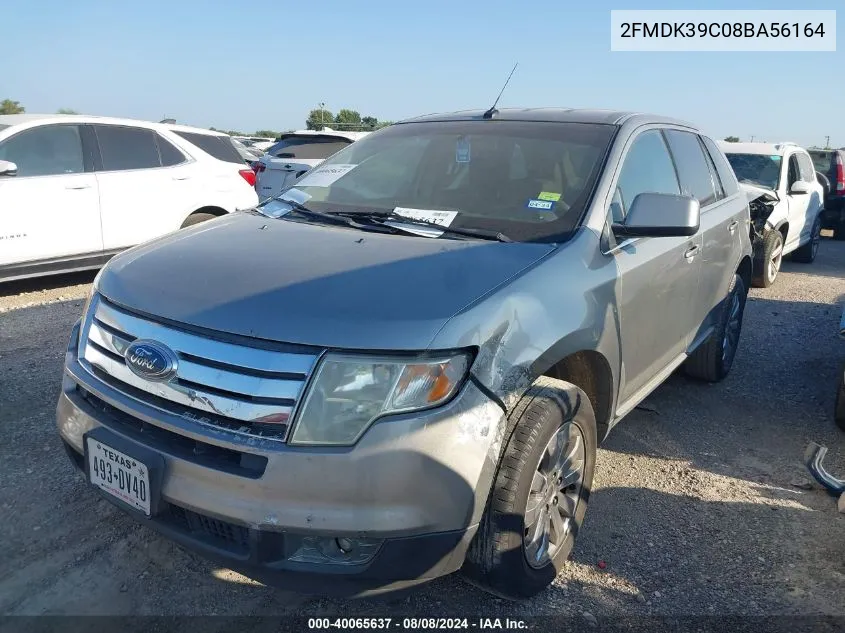 2008 Ford Edge Limited VIN: 2FMDK39C08BA56164 Lot: 40065637