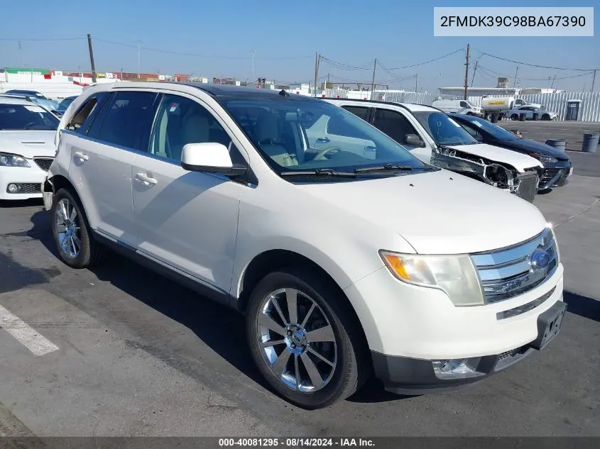 2008 Ford Edge Limited VIN: 2FMDK39C98BA67390 Lot: 40081295