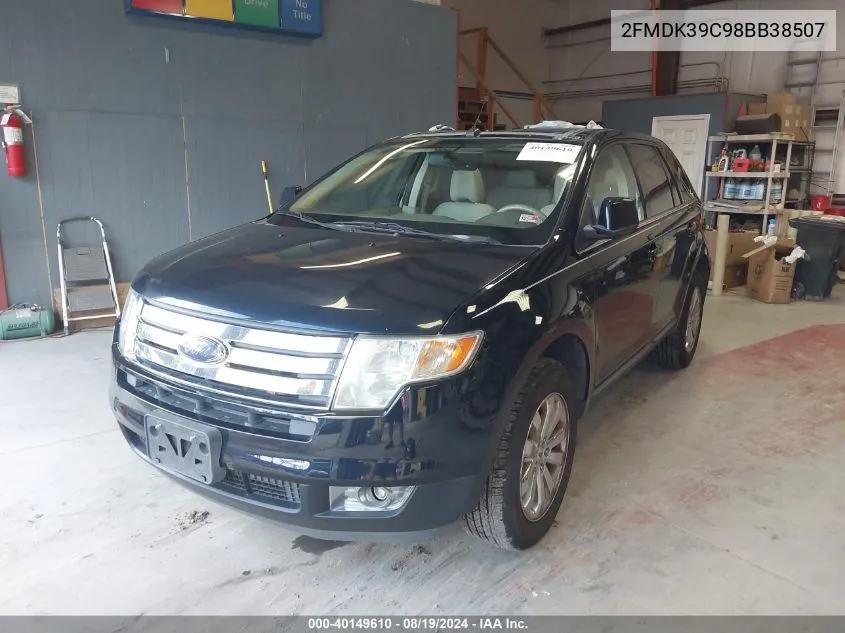 2008 Ford Edge Limited VIN: 2FMDK39C98BB38507 Lot: 40149610