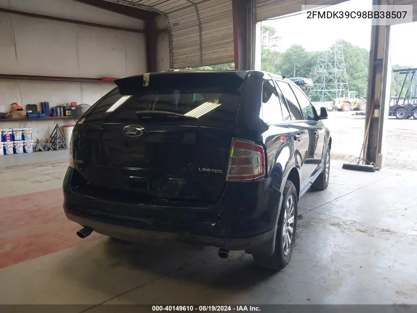 2008 Ford Edge Limited VIN: 2FMDK39C98BB38507 Lot: 40149610