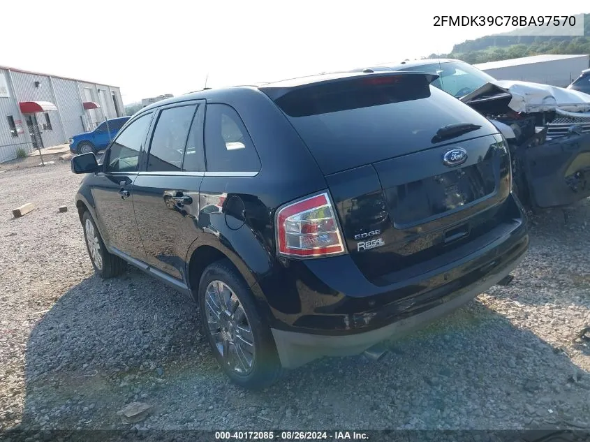 2FMDK39C78BA97570 2008 Ford Edge Limited