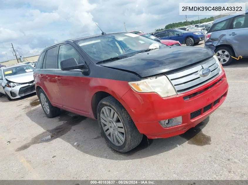 2FMDK39C48BA43322 2008 Ford Edge Limited