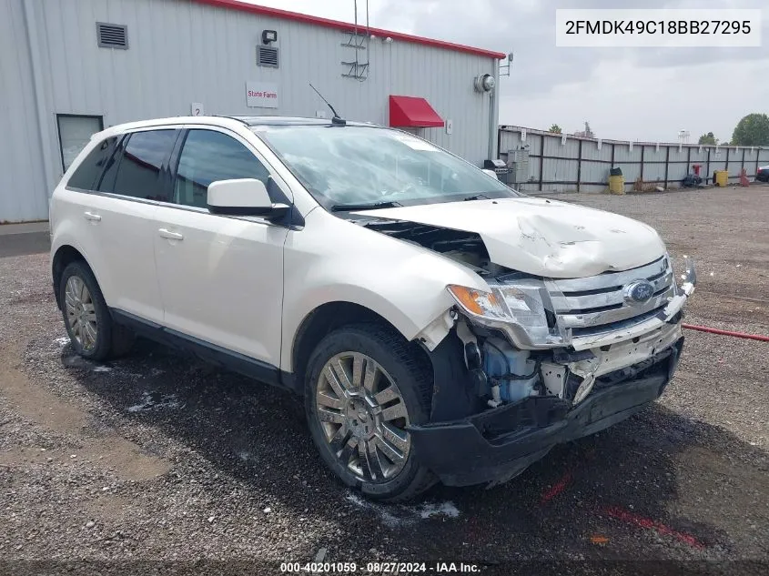 2008 Ford Edge Limited VIN: 2FMDK49C18BB27295 Lot: 40201059