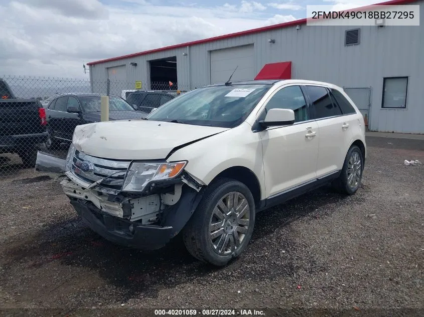 2008 Ford Edge Limited VIN: 2FMDK49C18BB27295 Lot: 40201059