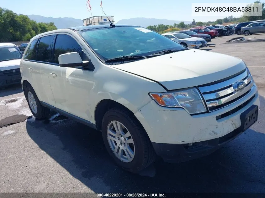 2008 Ford Edge Sel VIN: 2FMDK48C48BA53811 Lot: 40220201