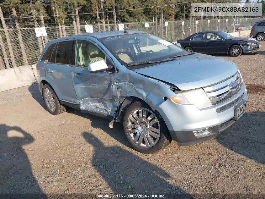 2008 Ford Edge Limited VIN: 2FMDK49CX8BA82163 Lot: 40261176