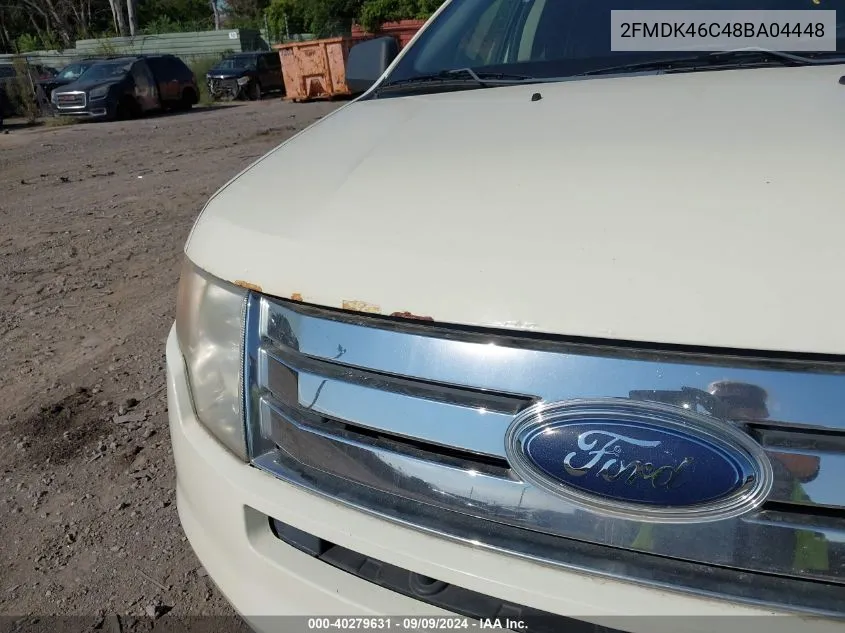 2008 Ford Edge Se VIN: 2FMDK46C48BA04448 Lot: 40279631