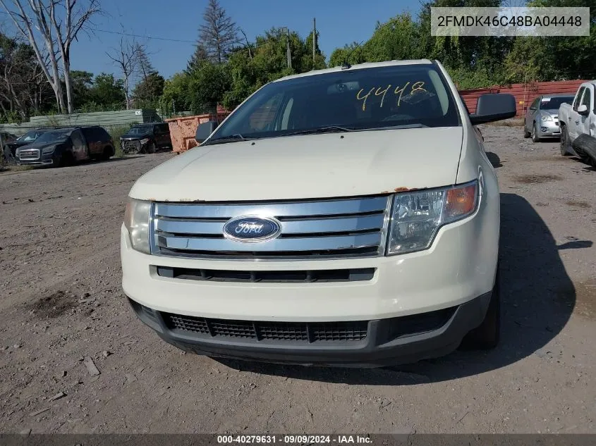 2008 Ford Edge Se VIN: 2FMDK46C48BA04448 Lot: 40279631