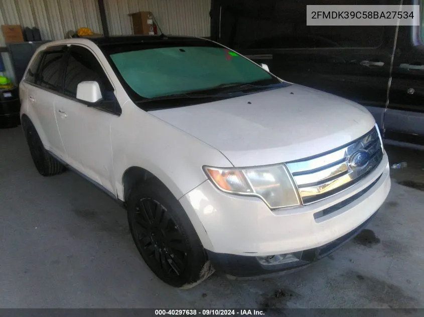 2008 Ford Edge Limited VIN: 2FMDK39C58BA27534 Lot: 40297638