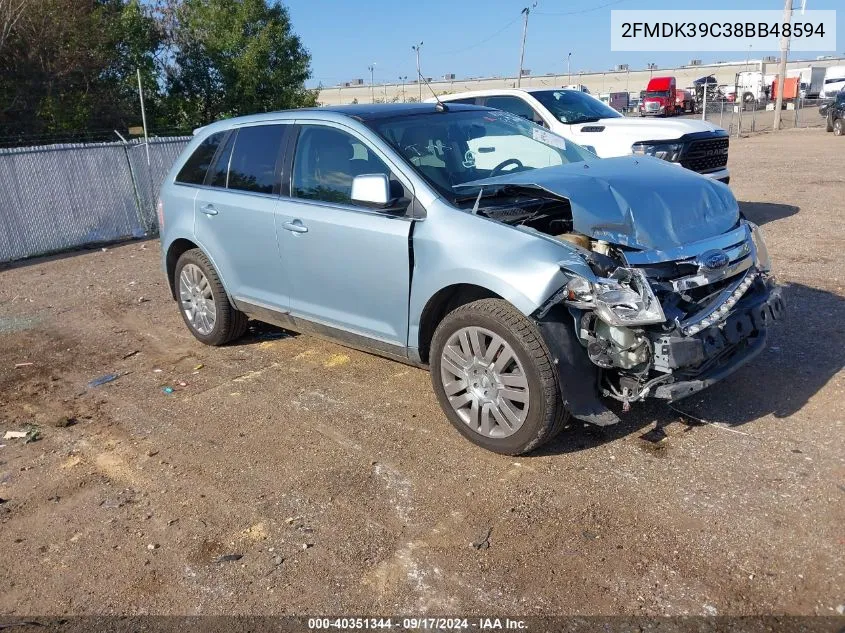 2FMDK39C38BB48594 2008 Ford Edge Limited