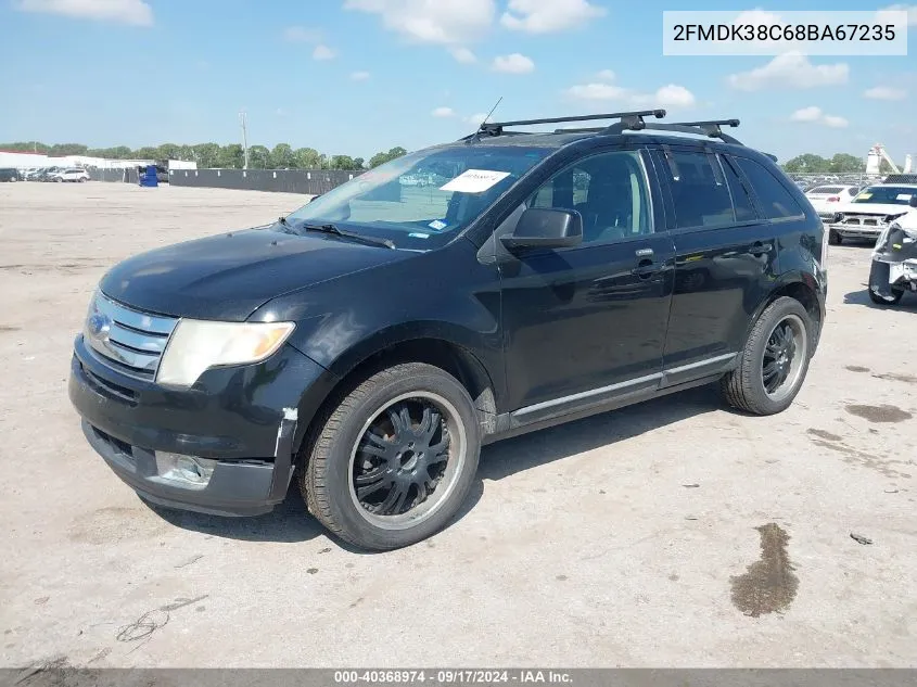 2FMDK38C68BA67235 2008 Ford Edge Sel