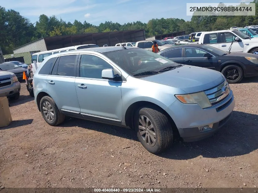 2FMDK39C98BB44744 2008 Ford Edge Limited