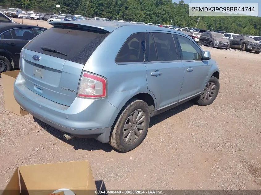 2FMDK39C98BB44744 2008 Ford Edge Limited