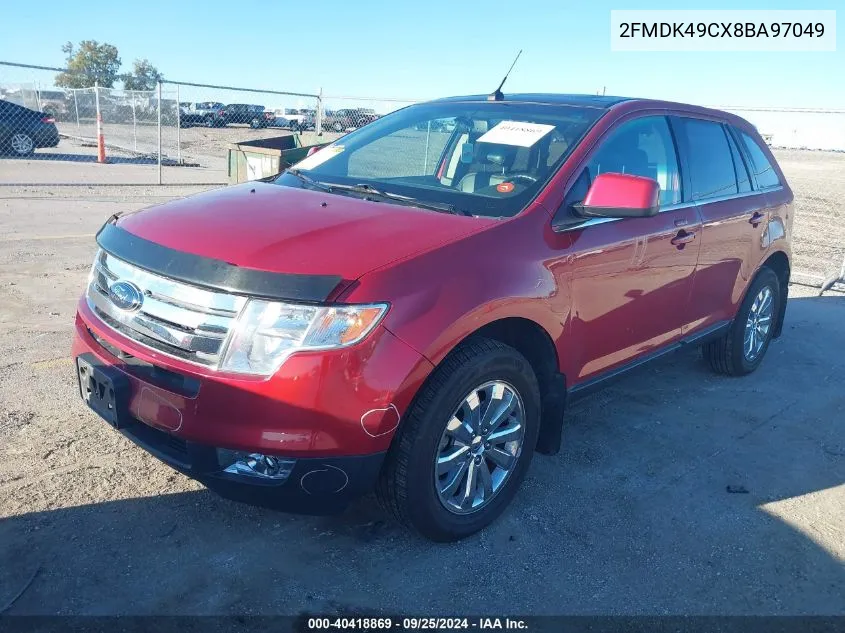 2008 Ford Edge Limited VIN: 2FMDK49CX8BA97049 Lot: 40418869