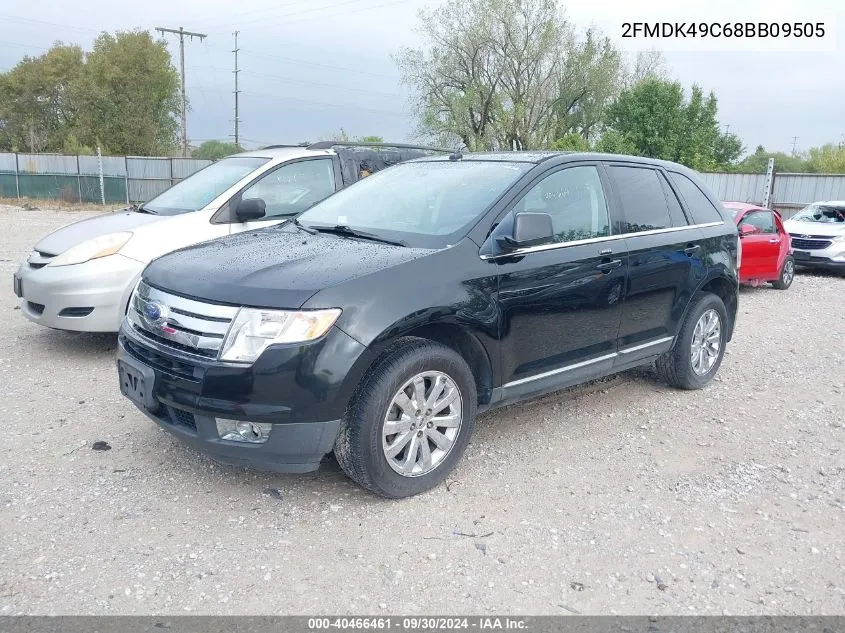 2008 Ford Edge Limited VIN: 2FMDK49C68BB09505 Lot: 40466461