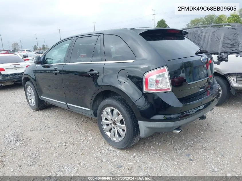 2008 Ford Edge Limited VIN: 2FMDK49C68BB09505 Lot: 40466461