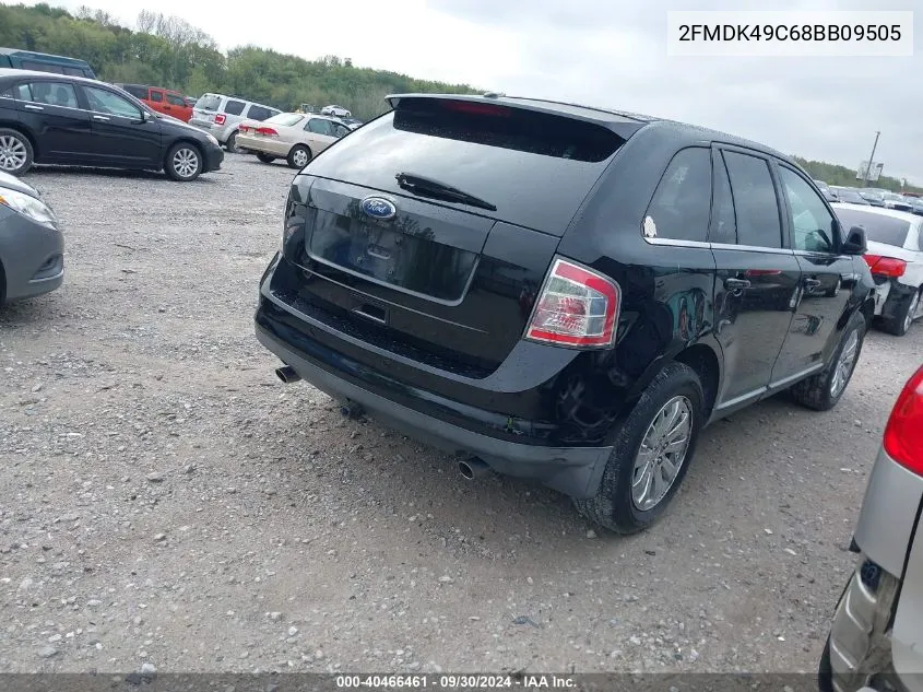 2008 Ford Edge Limited VIN: 2FMDK49C68BB09505 Lot: 40466461