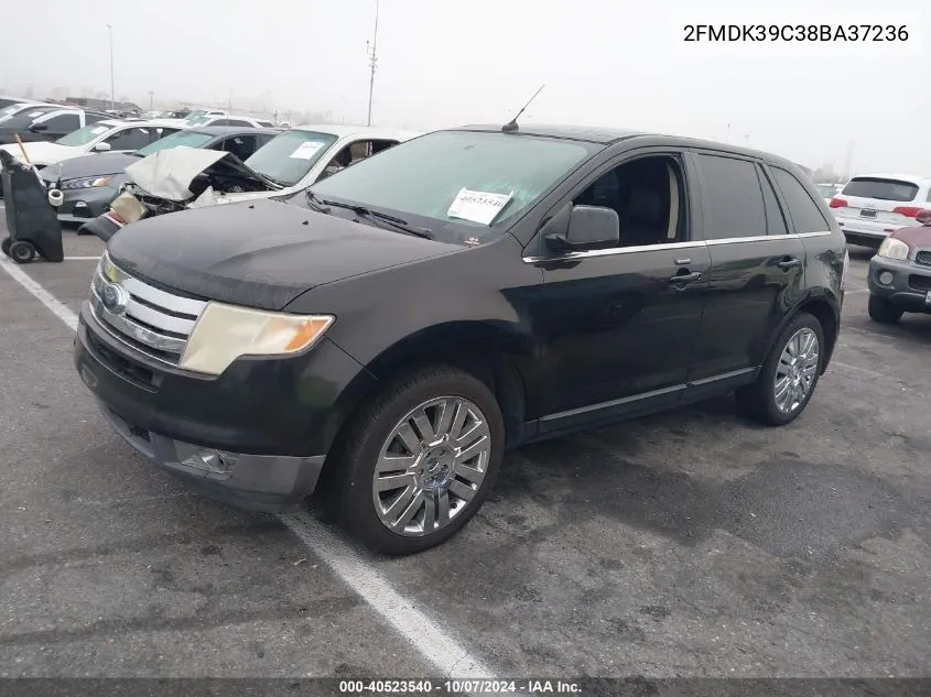 2008 Ford Edge Limited VIN: 2FMDK39C38BA37236 Lot: 40523540