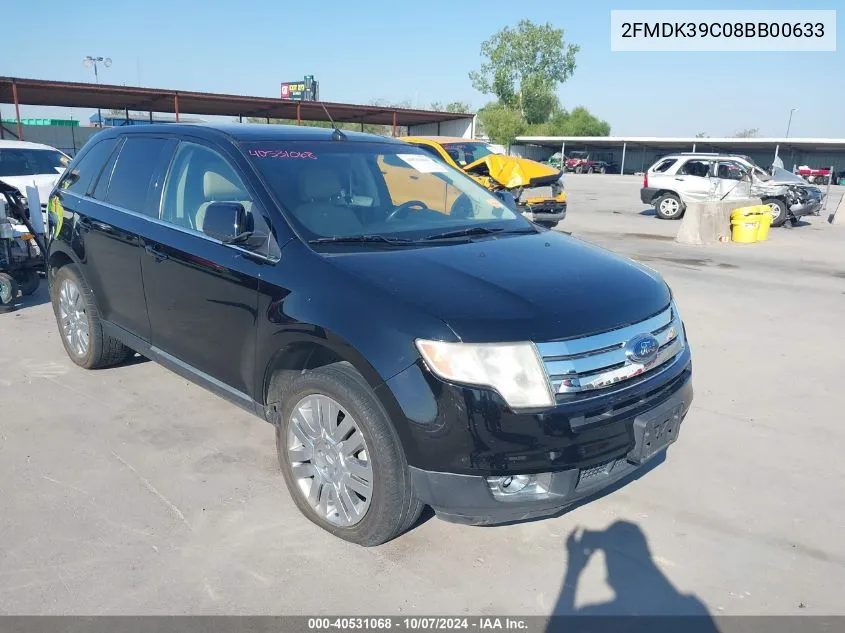 2008 Ford Edge Limited VIN: 2FMDK39C08BB00633 Lot: 40531068