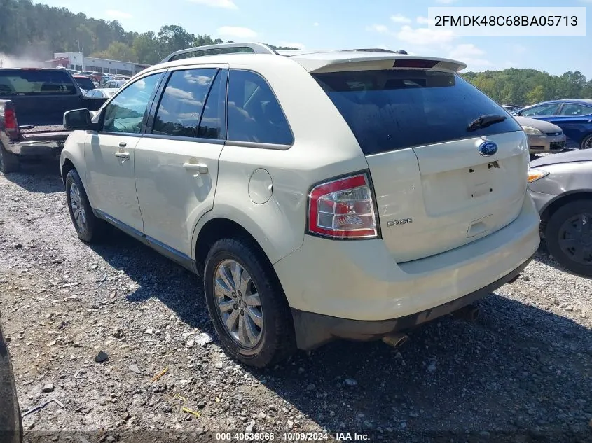 2008 Ford Edge Sel VIN: 2FMDK48C68BA05713 Lot: 40536068