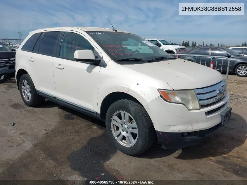 2FMDK38C88BB12658 2008 Ford Edge Sel