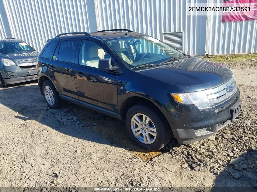 2FMDK36C88BA33591 2008 Ford Edge Se