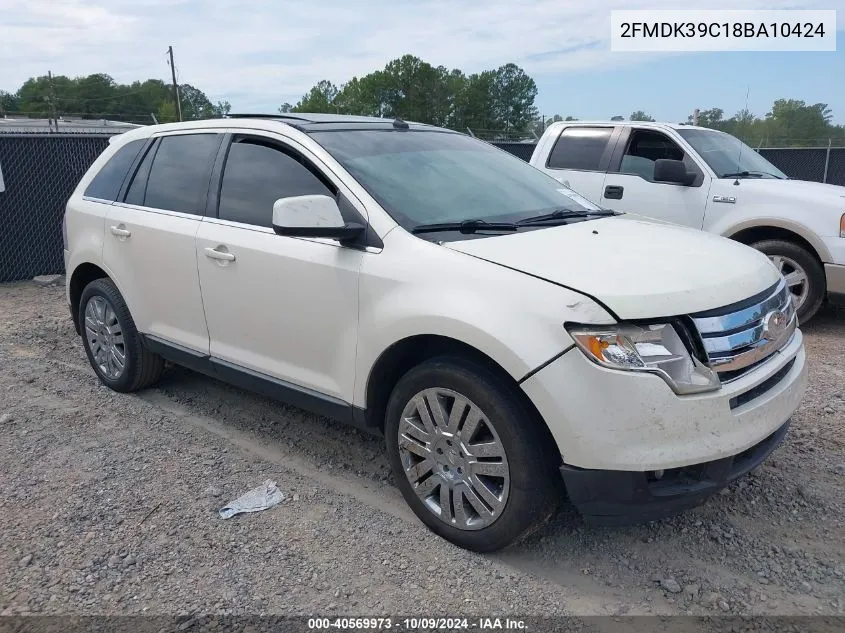 2FMDK39C18BA10424 2008 Ford Edge Limited