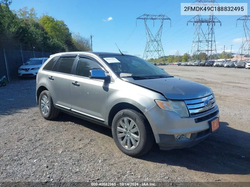 2008 Ford Edge Limited VIN: 2FMDK49C188832495 Lot: 40582065