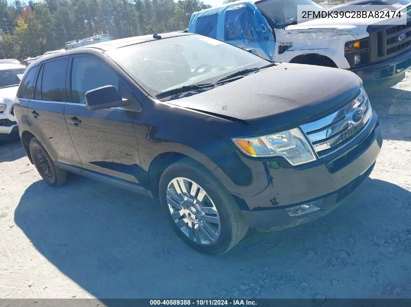 2008 Ford Edge Limited VIN: 2FMDK39C28BA82474 Lot: 40589388