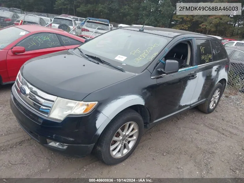 2008 Ford Edge Limited VIN: 2FMDK49C68BA46003 Lot: 40600836