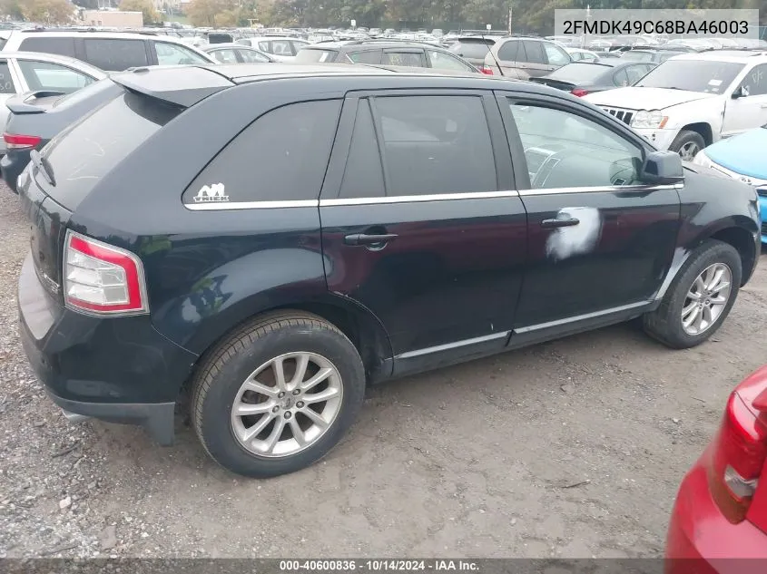 2008 Ford Edge Limited VIN: 2FMDK49C68BA46003 Lot: 40600836