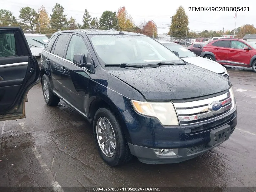 2008 Ford Edge Limited VIN: 2FMDK49C28BB05421 Lot: 40757853