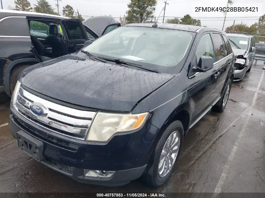 2008 Ford Edge Limited VIN: 2FMDK49C28BB05421 Lot: 40757853