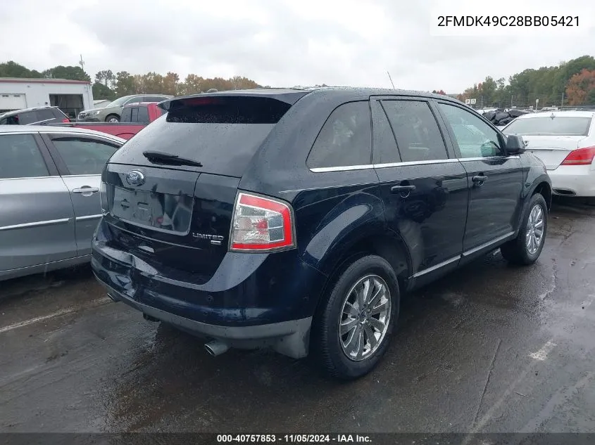 2FMDK49C28BB05421 2008 Ford Edge Limited