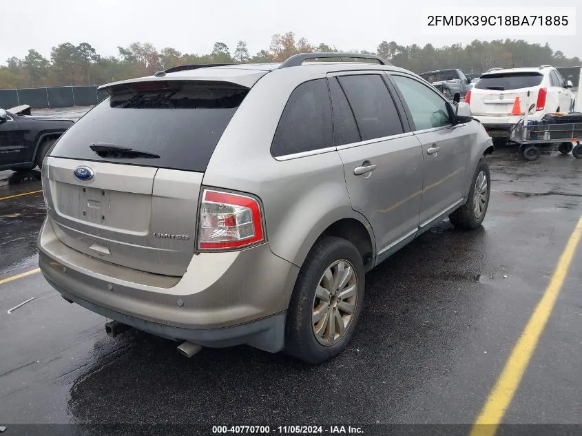 2FMDK39C18BA71885 2008 Ford Edge Limited