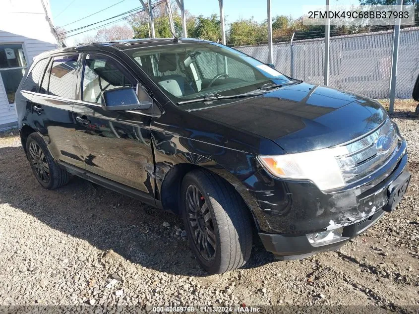 2008 Ford Edge Limited VIN: 2FMDK49C68BB37983 Lot: 40859768