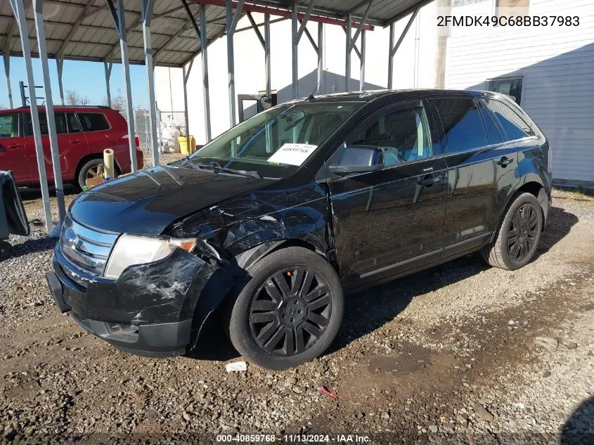 2008 Ford Edge Limited VIN: 2FMDK49C68BB37983 Lot: 40859768